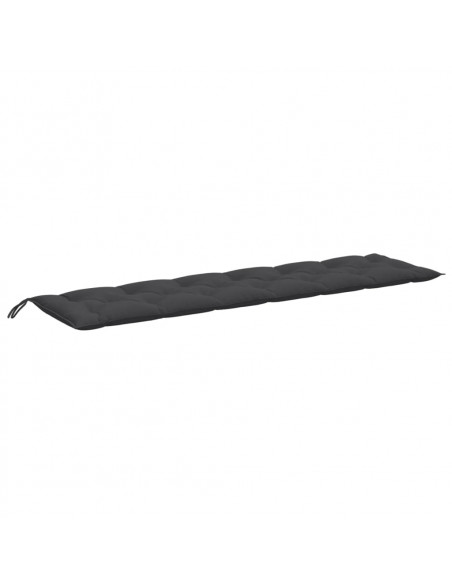 Cuscino Panca Giardino Antracite Mélange 100x50x7cm Tessuto