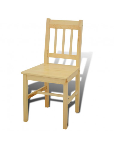 Tavolo con 4 sedie in Legno Naturale