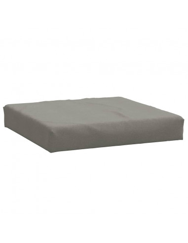 Cuscino per Pallet Grigio Scuro Mélange 60x60x9,5 cm in Tessuto