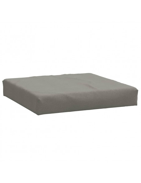 Cuscino per Pallet Grigio Scuro Mélange 60x60x9,5 cm in Tessuto
