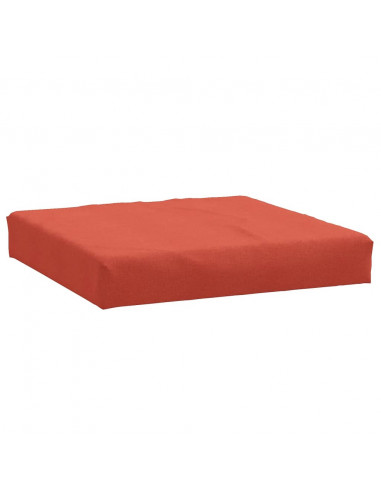 Cuscini per Pallet 2 pz Rossi Mélange in Tessuto