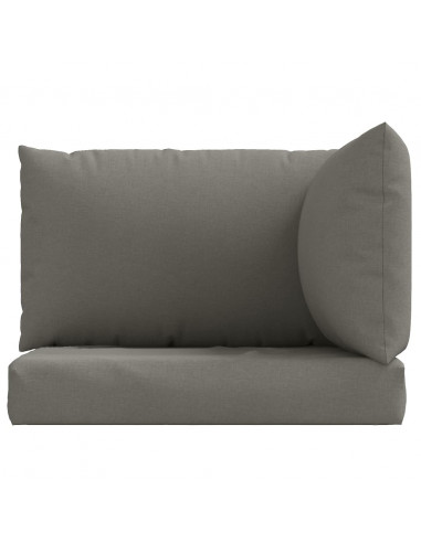 Cuscini per Pallet 3 pz Grigio Scuro Mélange in Tessuto