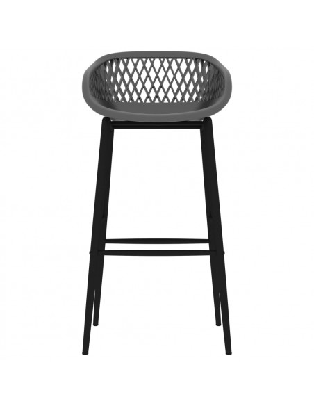 Set da Bar 5 pz Bianco e Grigio