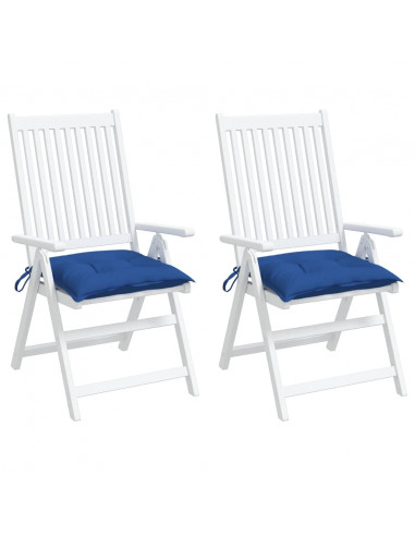 Cuscini per Pallet 2 pz Blu 50x50x7 cm Tessuto Oxford