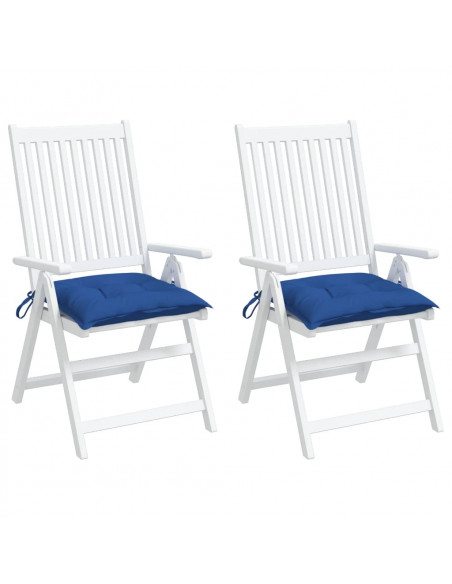 Cuscini per Pallet 2 pz Blu 50x50x7 cm Tessuto Oxford