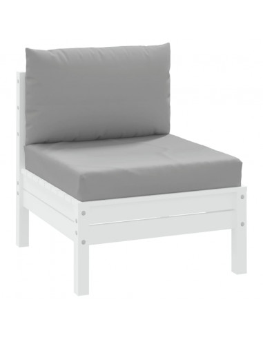 Cuscini per Pallet 2 pz Grigi in Tessuto Oxford