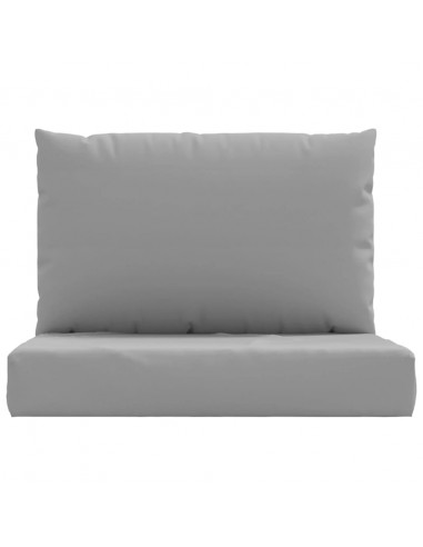 Cuscini per Pallet 2 pz Grigi in Tessuto Oxford