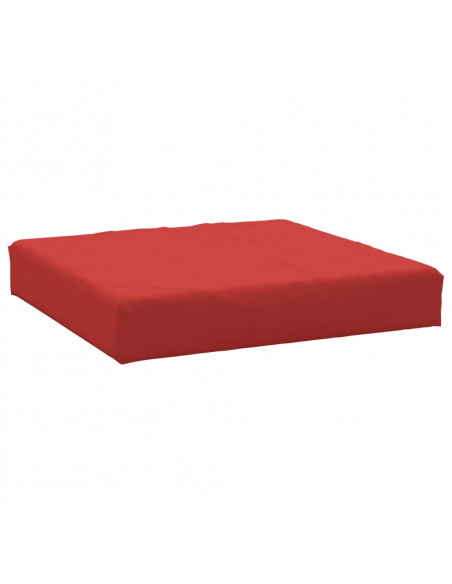 Cuscini per Pallet 2 pz Rossi in Tessuto Oxford