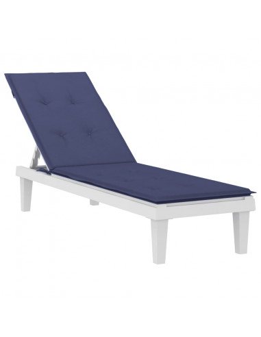 Cuscino per Sedia a Sdraio Blu Marino in Tessuto Oxford