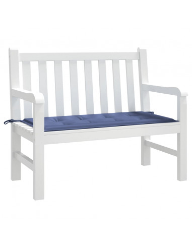 Cuscino Panca da Giardino Blu Marino 100x50x3 cm Tessuto Oxford