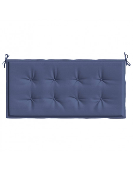 Cuscino Panca da Giardino Blu Marino 100x50x3 cm Tessuto Oxford