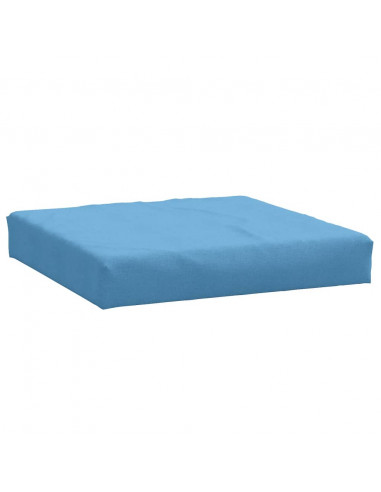 Cuscino per Pallet Blu Mélange 60x60x10 cm in Tessuto