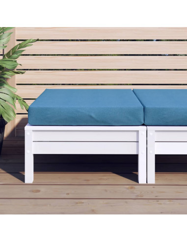 Cuscino per Pallet Blu Mélange 60x60x10 cm in Tessuto