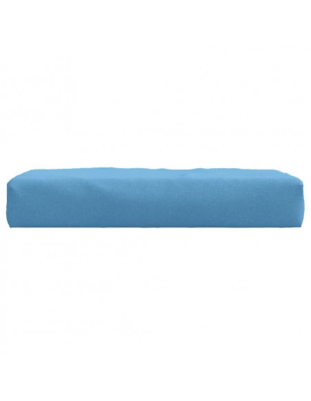 Cuscino per Pallet Blu Mélange 60x60x10 cm in Tessuto