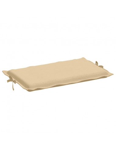 Cuscino per Lettino Prendisole Beige Mélange 186x58x4cm Tessuto