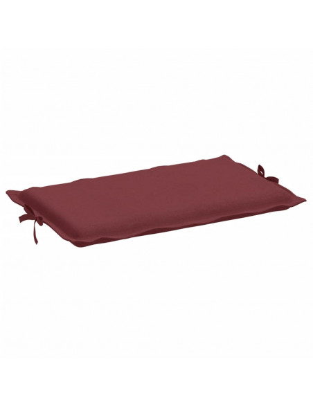 Cuscino per Lettino Prendisole Rosso Vino Mélange 186x58x4cm