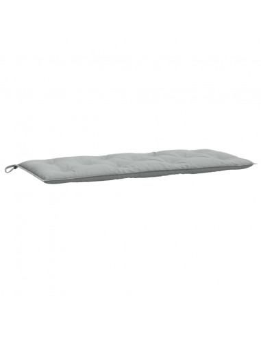 Cuscino Panca Giardino Grigio Chiaro Mélange 120x50x7cm Tessuto