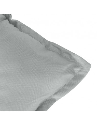 Cuscino Panca Giardino Grigio Chiaro Mélange 120x50x7cm Tessuto