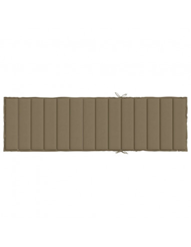 Cuscino per Lettino Prendisole Tortora Mélange 200x70x4cm