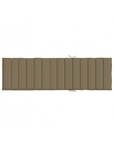 Cuscino per Lettino Prendisole Tortora Mélange 200x70x4cm