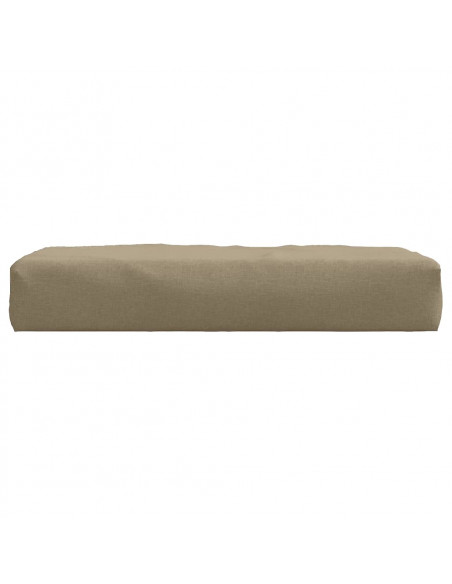 Cuscino per Pallet Tortora Mélange 60x60x10 cm in Tessuto