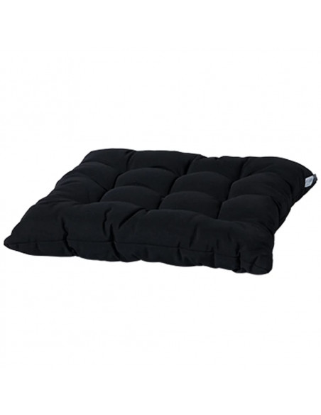 Madison Cuscino da Seduta Panama 46x46 cm Nero