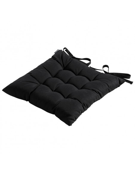 Madison Cuscino da Seduta Panama 46x46 cm Nero