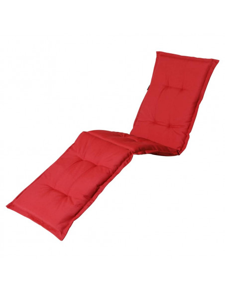 Madison Cuscino per Lettino Prendisole Panama 200x60 cm Rosso Mattone