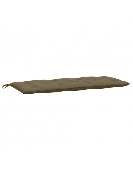 Cuscino per Panca da Giardino Tortora Mélange 120x50x7cm
