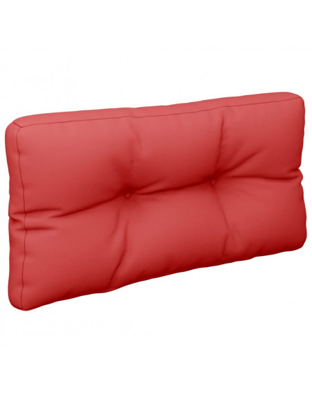 Cuscino per Pallet Rosso 70x40x12 cm in Tessuto