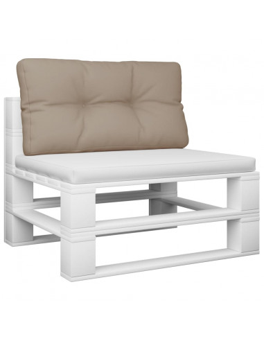 Cuscino per Pallet Tortora 70x40x12 cm in Tessuto