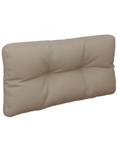 Cuscino per Pallet Tortora 70x40x12 cm in Tessuto