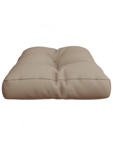 Cuscino per Pallet Tortora 70x40x12 cm in Tessuto