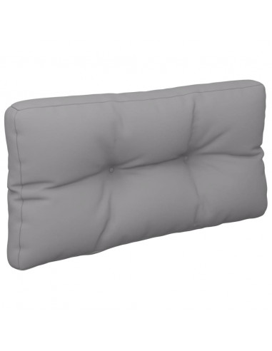 Cuscini per Pallet 2 pz Grigi in Tessuto