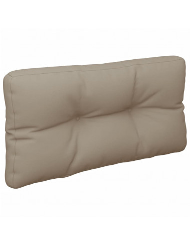 Cuscini per Pallet 2 pz Tortora in Tessuto