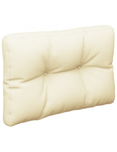 Cuscino per Pallet Crema 50x40x12 cm in Tessuto