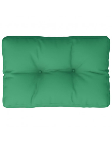 Cuscino per Pallet Verde 50x40x12 cm in Tessuto