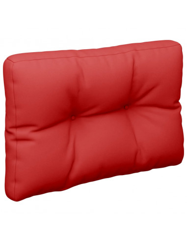 Cuscino per Pallet Rosso 60x40x12 cm in Tessuto