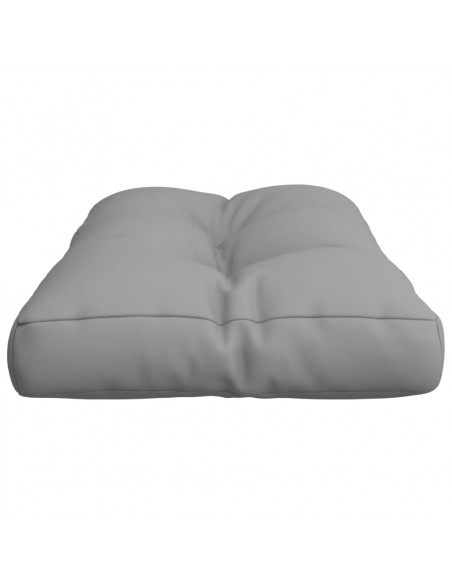 Cuscino per Pallet Grigio 70x40x12 cm in Tessuto