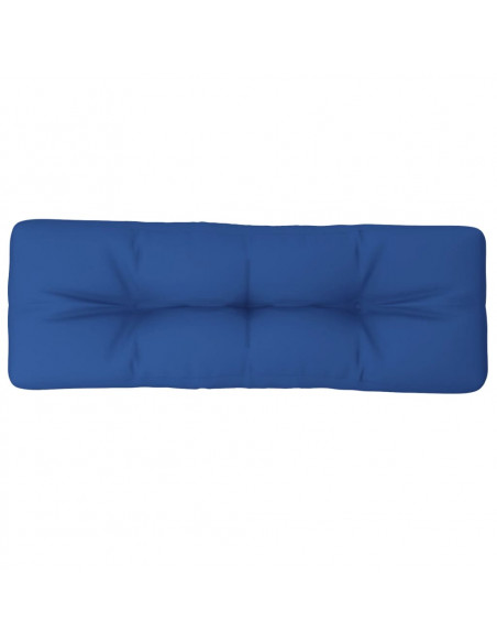 Cuscino per Pallet Blu Reale 120x40x12 cm in Tessuto
