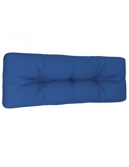 Cuscino per Pallet Blu Reale 120x40x12 cm in Tessuto