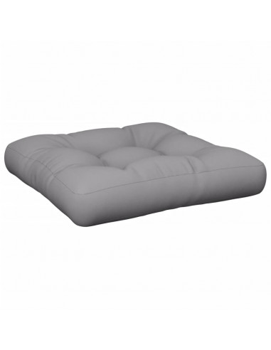 Cuscini per Pallet 2 pz Grigi in Tessuto