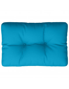 Cuscino per Pallet Blu Chiaro 60x40x12 cm in Tessuto 2