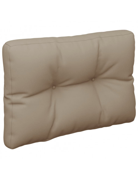 Cuscino per Pallet Tortora 50x40x12 cm in Tessuto