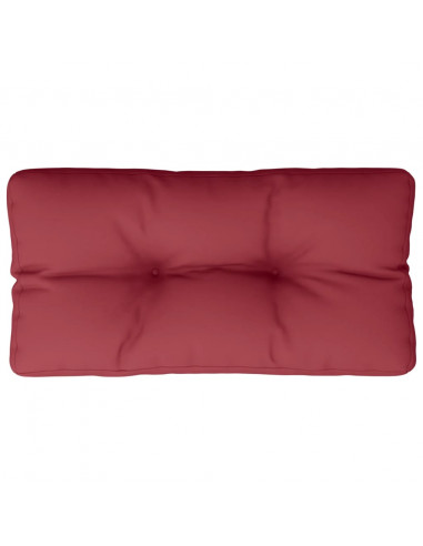 Cuscino per Pallet Rosso Vino 70x40x12 cm in Tessuto