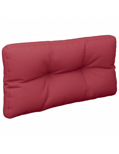 Cuscino per Pallet Rosso Vino 70x40x12 cm in Tessuto