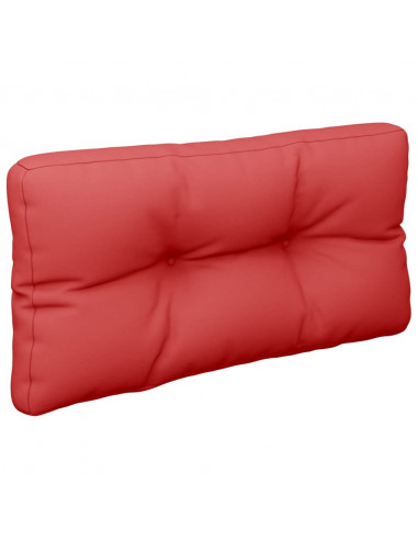 Cuscino per Pallet Rosso 80x40x12 cm in Tessuto