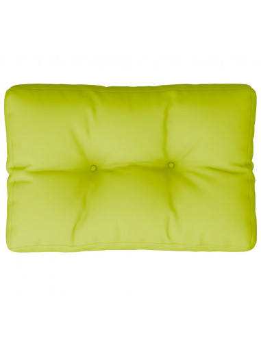 Cuscino per Pallet Verde Brillante 50x40x12 cm in Tessuto