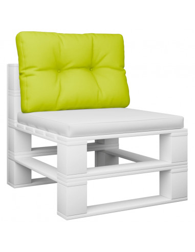 Cuscino per Pallet Verde Brillante 50x40x12 cm in Tessuto