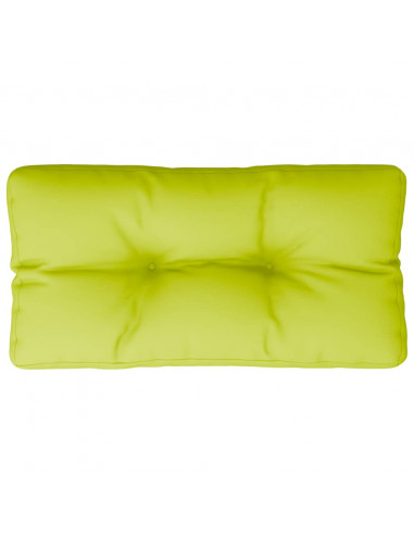 Cuscino per Pallet Verde Brillante 70x40x12 cm in Tessuto